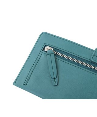 genten ピア 長財布 ブルーグリーン