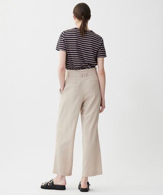 ICB L 【洗える】 シアーマルチボーダー カットソー モノトーンベース系