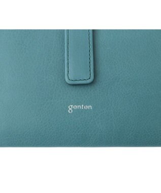 genten ピア 長財布 ブルーグリーン