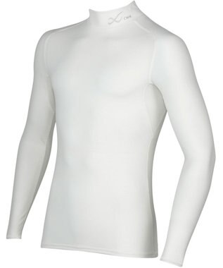 CW-X 【MEN】　機能性トップス　SECOND　BODY　2.0　吸汗速乾　UVカット率90%以上　抗菌防臭　ハイネック・長袖　/ワコール　CHO039 アイボリー