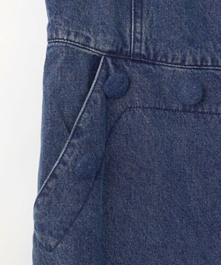 GRACE CONTINENTAL デニムサロペット インディゴ