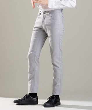 JOSEPH HOMME スーパーストレッチヘリンボン  / STICK 5P ライトグレー系