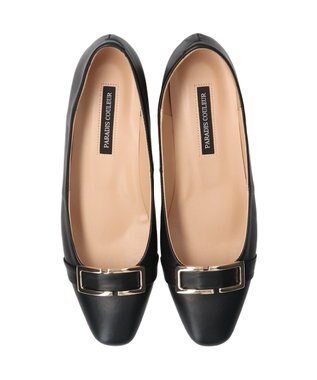 Bridget Birkin 【PARADIS COULEUR】ソフトスクエアトウパンプス ブラック