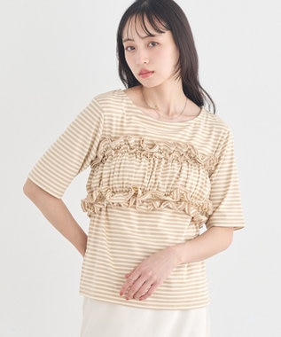 earth music&ecology SET2点マルチウェイバンドゥ＋プルオーバー Beige