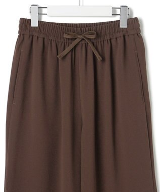 J.PRESS YORK STREET 【WOMEN】イージーワイド パンツ ブラウン系
