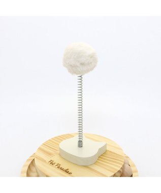 PET PARADISE 猫 木製 コロコロ トイ 茶系