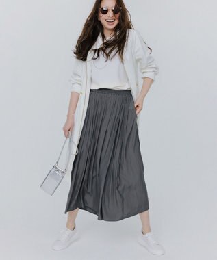 J.PRESS LADIES S 【撥水・洗える】Artirosa スタンドカラー ロング丈 コート ベージュ系