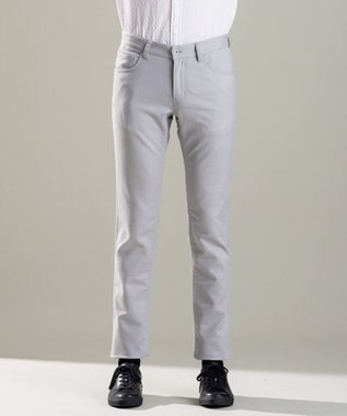 JOSEPH HOMME スーパーストレッチヘリンボン  / STICK 5P ライトグレー系