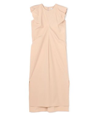 BEIGE， MALLOW / コットンタック バルーンスリーブドレス Beige
