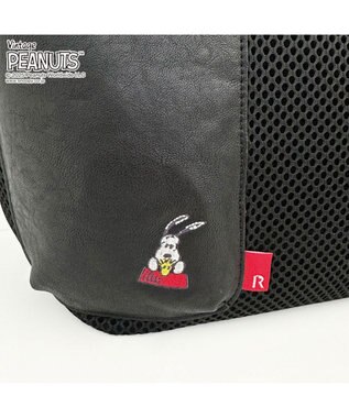 ROOTOTE 8433【スヌーピー】IP.デリ.ウエッファ.ピーナッツ-0K 03：ブラック