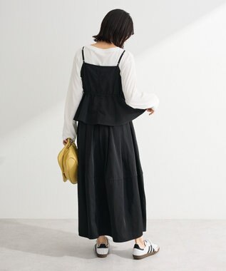 Green Parks ＳＥＴ２点　キャミビスチェ＋スカート Black