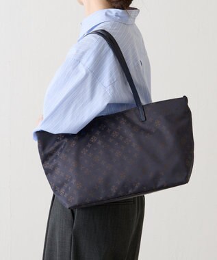 russet ナイロンジャガードセパレートトート(SF-275) Purple/BR