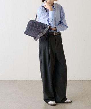 russet ナイロンジャガードセパレートトート(SF-275) Purple/BR