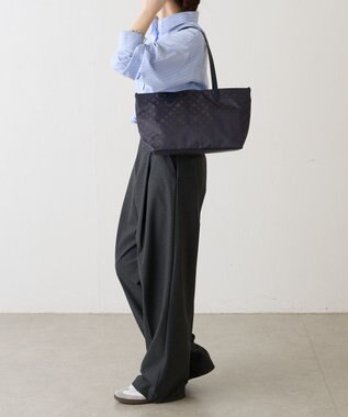 russet ナイロンジャガードセパレートトート(SF-275) Purple/BR