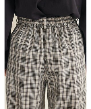 CRAFT STANDARD BOUTIQUE センタープレスチェックパンツ Check Beige