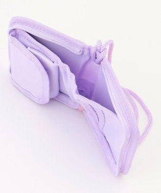 ANY KIDS シャラシャラファスナーウォレット レインボー