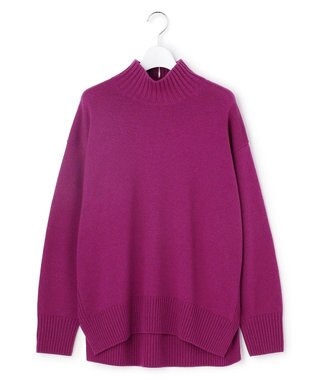 23区 S 【見上愛さんコラボカラー/Oggi掲載】カシミヤブレンド ハイネック ニット [見上愛さんコラボカラー]パープル系