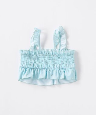 OP／FILA 【marie claire ENFANTS】シャーリングセパレート水着 ミント