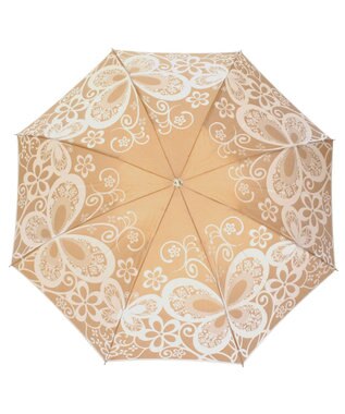 槇田商店 Kirie 蝶々 ハニーマスタード 折りたたみ傘 カラシ