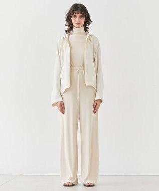 BEIGE， 【洗える・VERY 6月号掲載】MELLE / ジャージーハイネックカットソー Ecru