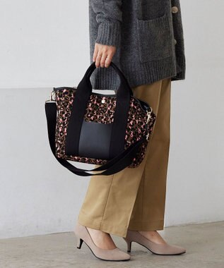 TOPKAPI 【TREASURE TOPKAPI】アニマルジャガード 2WAY ショルダー付き トートバッグ