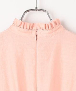 #Newans 【ANSWER for 骨格ウェーブ】フリルカラーパフスリーブチュニック ピンク系