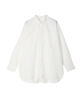 Green Parks 胸元ポケットイージーケアシャツ Off White