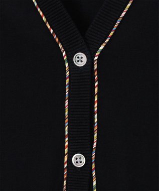 Paul Smith パイピングストライプ カーディガン ブラック