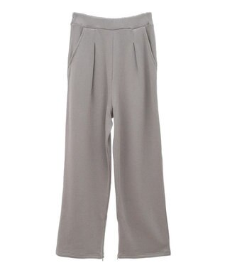 Green Parks タック入り裏起毛スウェットパンツ Light Gray