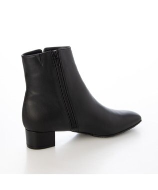 Riz raffinee <Riz raffinee>【レイン対応】スクエアトゥショートブーツ ブラック