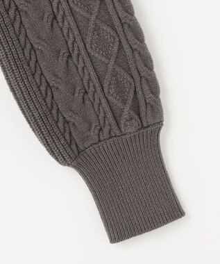 ANY SIS ケーブル ニット プルオーバー ストレート