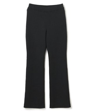 BEIGE， 【洗える】ROUBINE / リブニットパンツ Black
