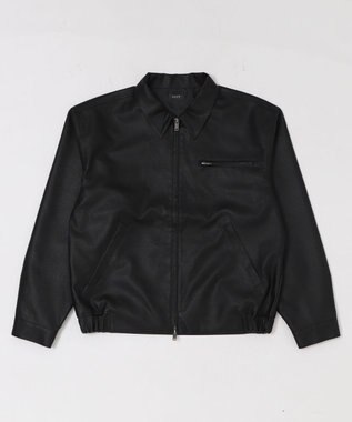 WEGO PUダブルZIPブルゾン ブラック