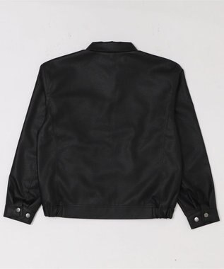 WEGO PUダブルZIPブルゾン ブラック