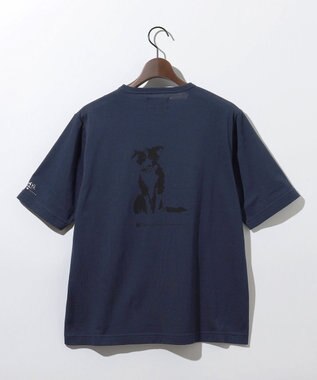 JOSEPH ABBOUD MOUNTAIN 【テーム・ヤルヴィモチーフ】ビオグレース天竺  Ｔシャツ ネイビー系