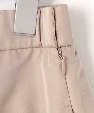 自由区 【洗える】タフタタック スカート ベージュ