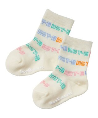 MIKI HOUSE HOT BISCUITS 【9-19cm】クルー丈 ソックスパック2足セット マルチカラー
