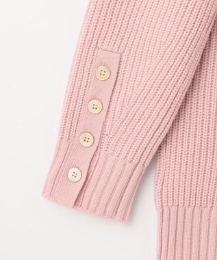 J.PRESS LADIES 【洗える】AUSSIE AIR ハイネック ミドルゲージ ニット ピンク系