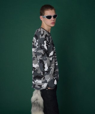 WEGO 【ユニセックス着用ITEM】ワッフルロゴT（長袖） 柄1