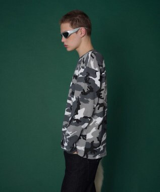 WEGO 【ユニセックス着用ITEM】ワッフルロゴT（長袖） 柄1