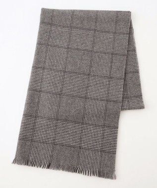 J.PRESS LADIES カシミヤ グレンチェック ストール グレー系3