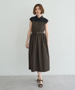 YECCA VECCA ドッキングワンピース Dark Brown