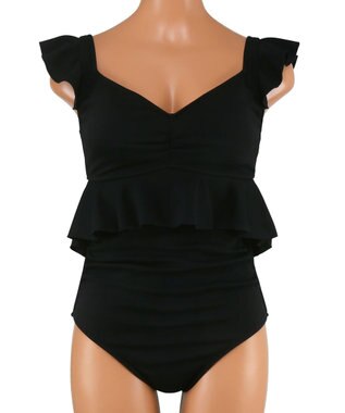 San-ai Resort（三愛水着楽園） 【SALE】【ナチュラルシェイプスイム　ライト】ノンワイヤービキニ　9M・11L　【San-ai Resort（サンアイリゾート）】 ブラック