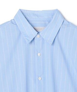 UNFILO MENS 【OCEANS 雑誌・web 掲載 / 男女兼用】TR デイリークリーンシャツ ブルー×オフストライプ