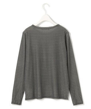 ICB ベロアプリント ジャージーカットソー ブラック柄系