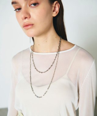 GRACE CONTINENTAL アンカーチェーンネックレス シルバー