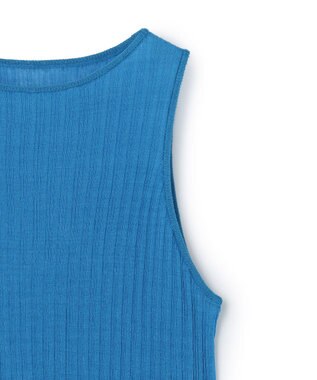 uncrave ランダムリブシアーニット タンクトップ ロイヤルブルー