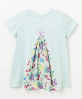 ANY KIDS 接触冷感 しろくま バックシャン Tシャツ ミント×フルーツ