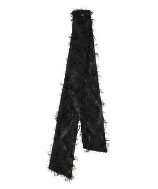 Green Parks Ｏ．フサフサ２ｗａｙボウタイブラウス Black