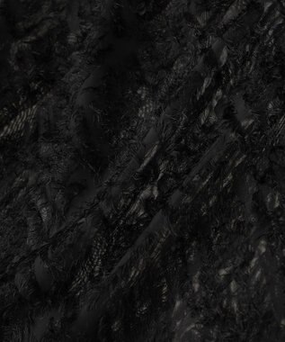 Green Parks Ｏ．フサフサ２ｗａｙボウタイブラウス Black